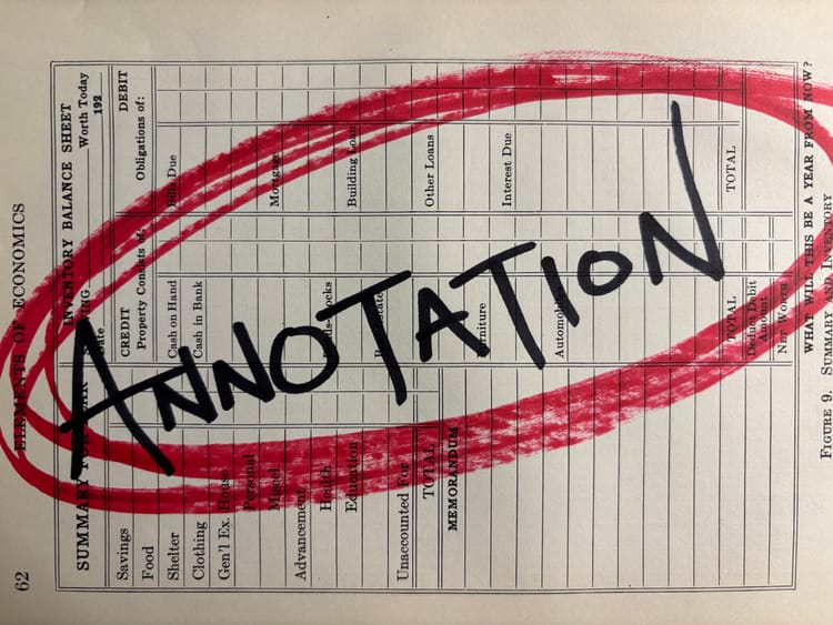 Re/Marks on Annotation