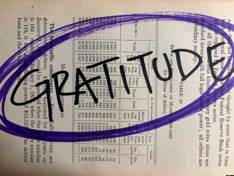 Re/Marks on Gratitude