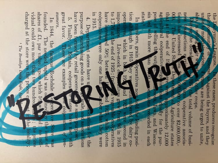 Re/Marks on "Restoring Truth"